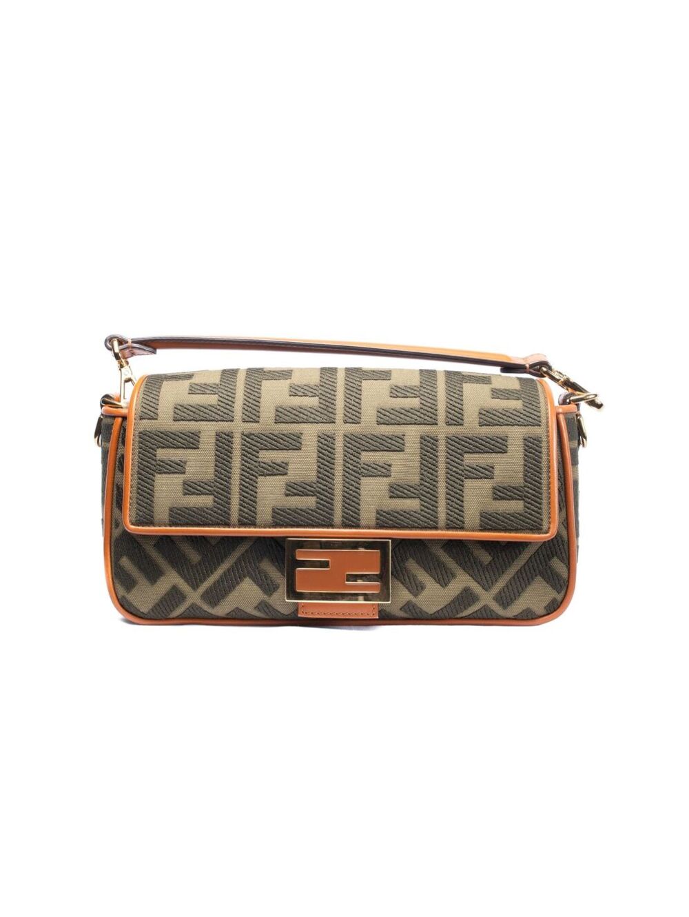 Fendi Zucca Baguette Green